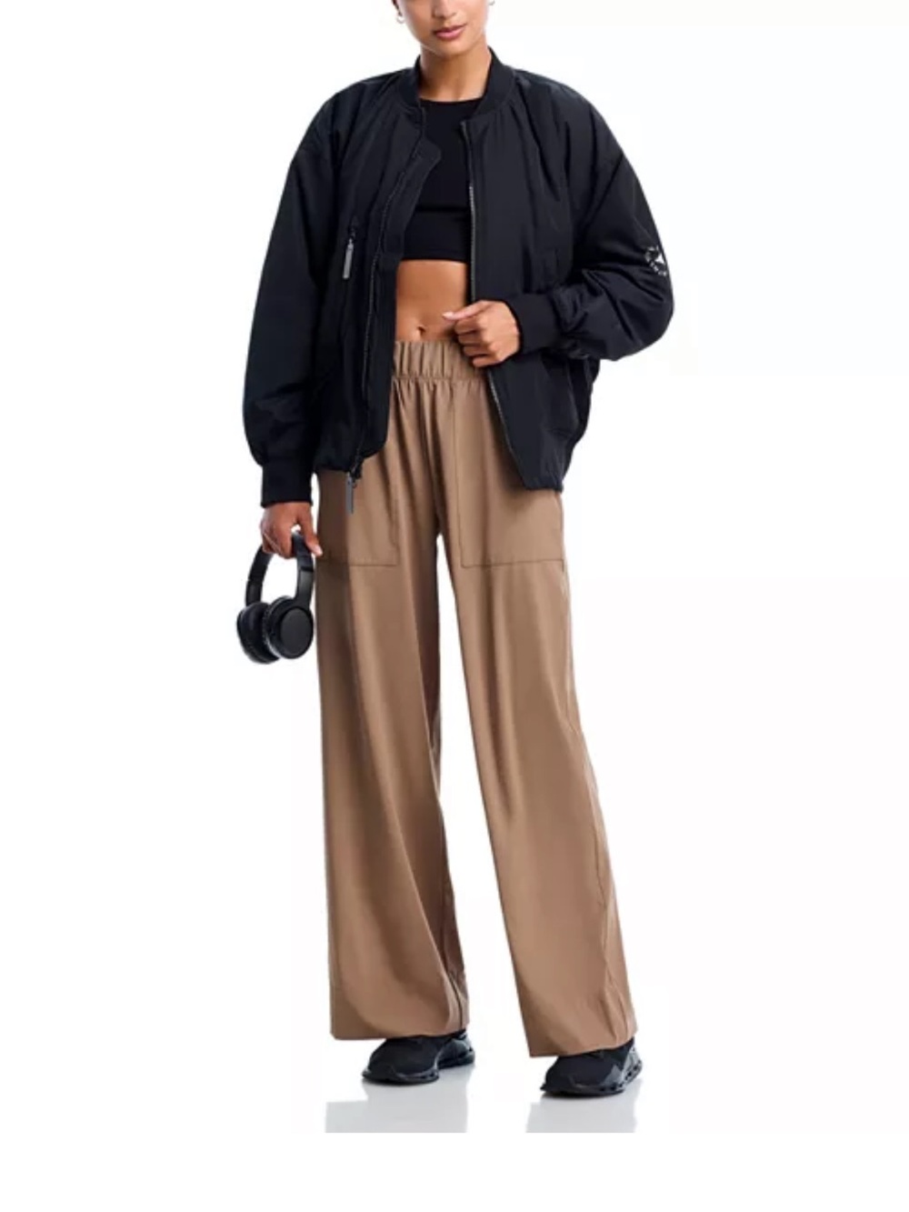 Beyond Yoga Easy Wide Leg Pants in Khaki